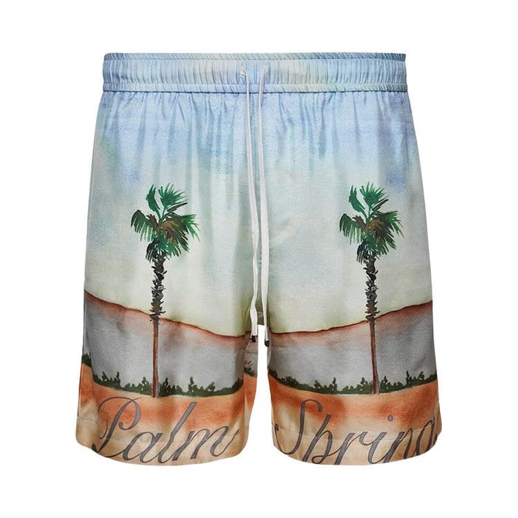 Amiri Dinosaur Silk Shorts (Webster Exclusive) Multicolor