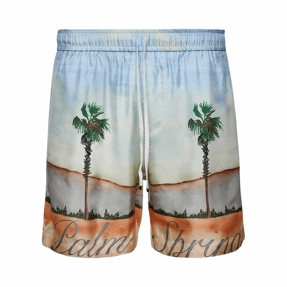 Amiri Dinosaur Silk Shorts (Webster Exclusive) Multicolor