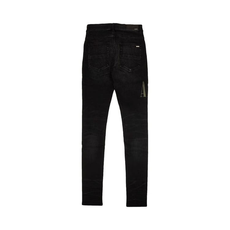 Amiri Core Applique Jean Aged Black