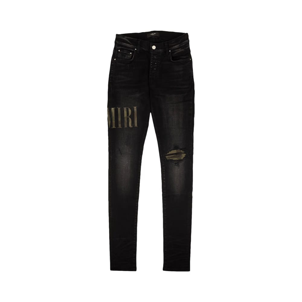 Amiri Core Applique Jean Aged Black
