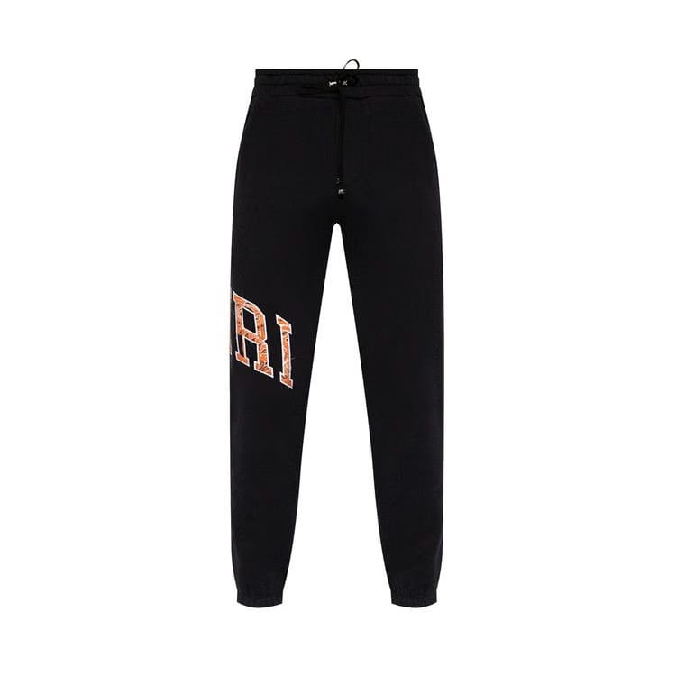 Amiri Bandana Sweatpant Black/Orange