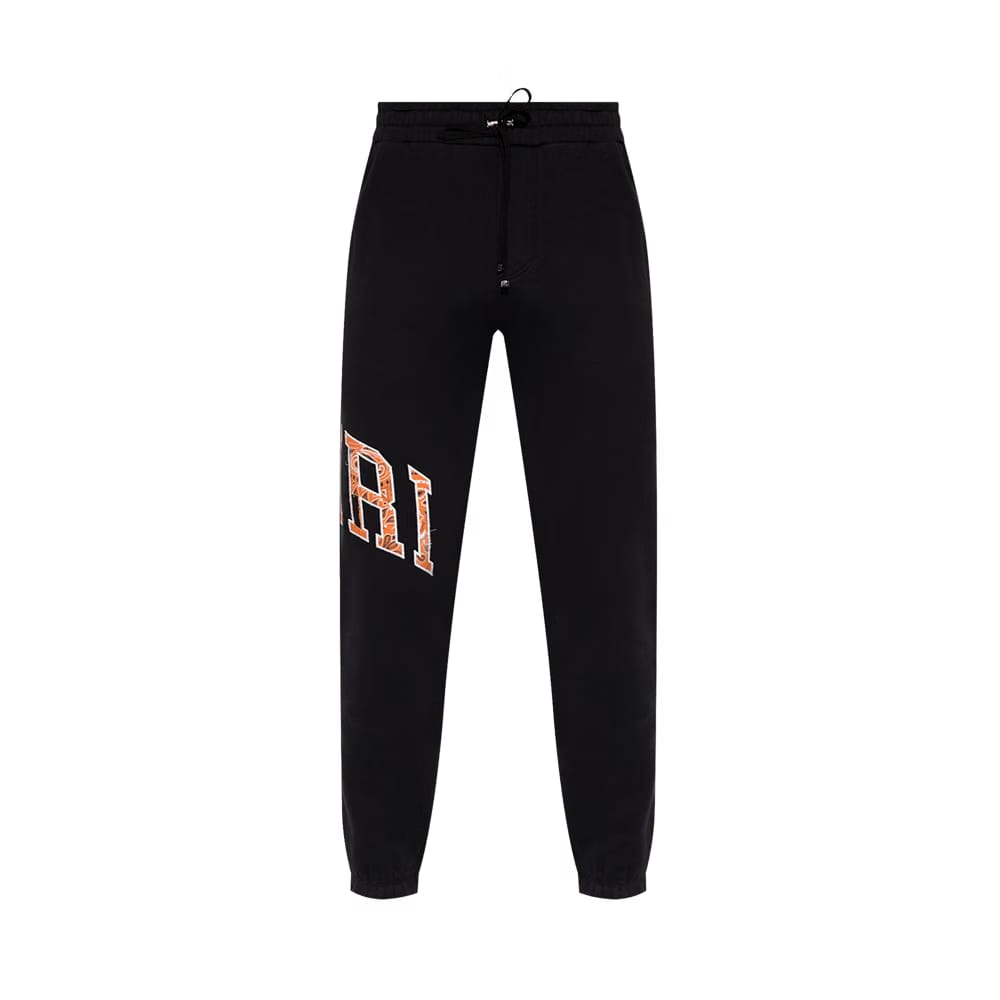 Amiri Bandana Sweatpant Black/Orange