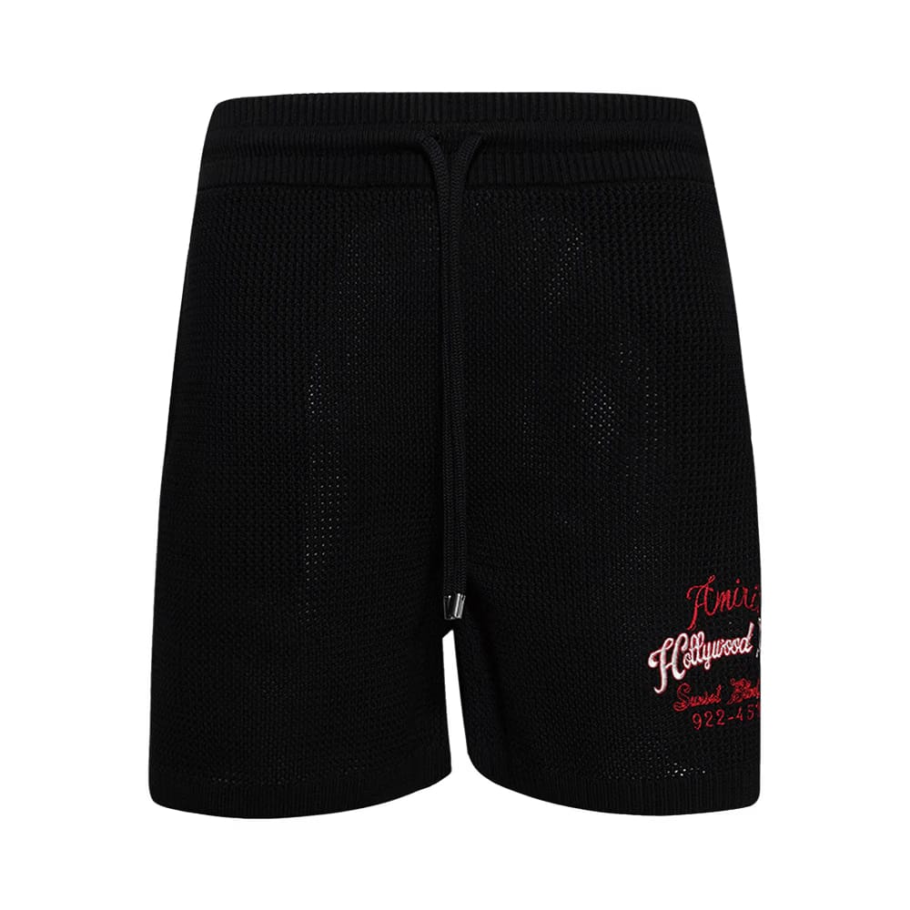 Amiri Hollywood Auto Mesh Shorts Black