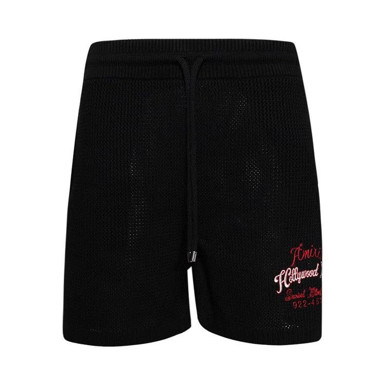 Amiri Hollywood Auto Mesh Shorts Black