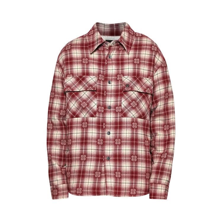 Amiri Padded Overshirt Deep Red