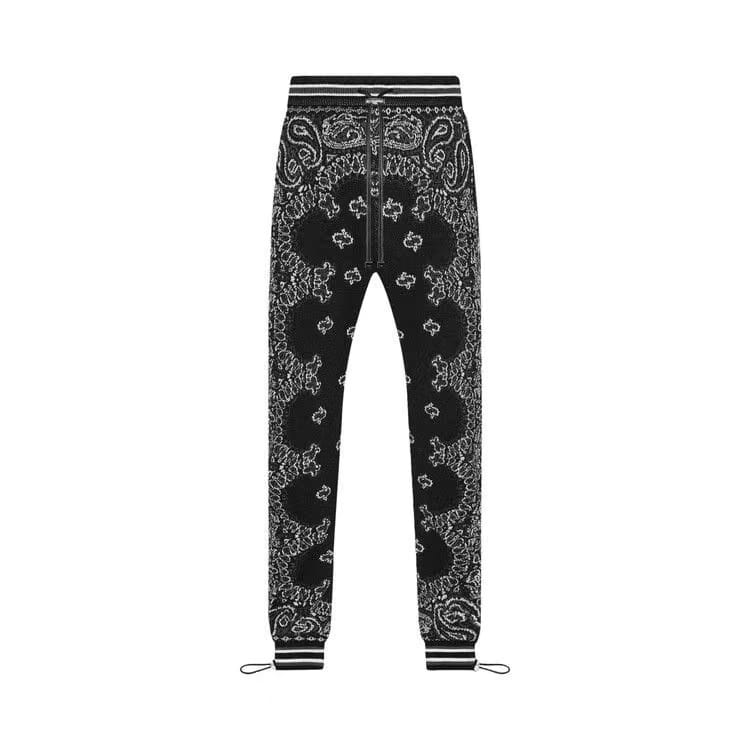 Amiri Bandana B-Ball Sweatpants Black/Grey