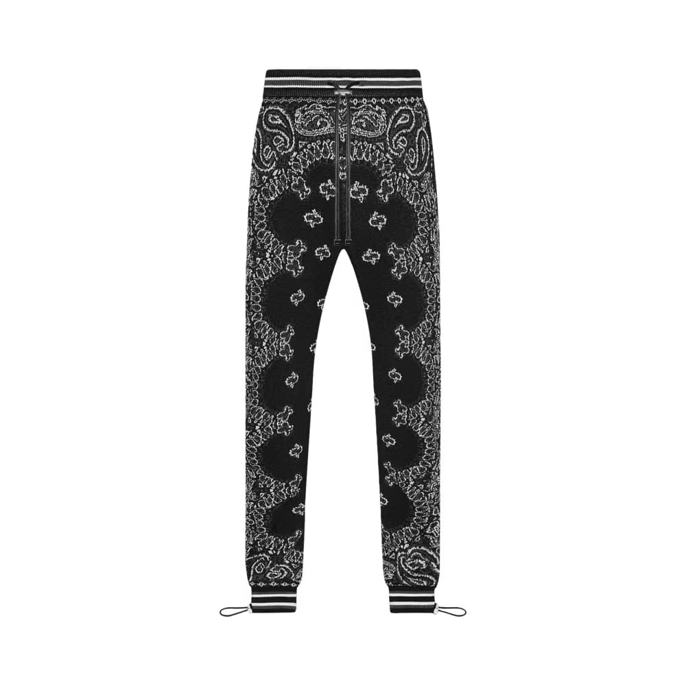 Amiri Bandana B-Ball Sweatpants Black/Grey