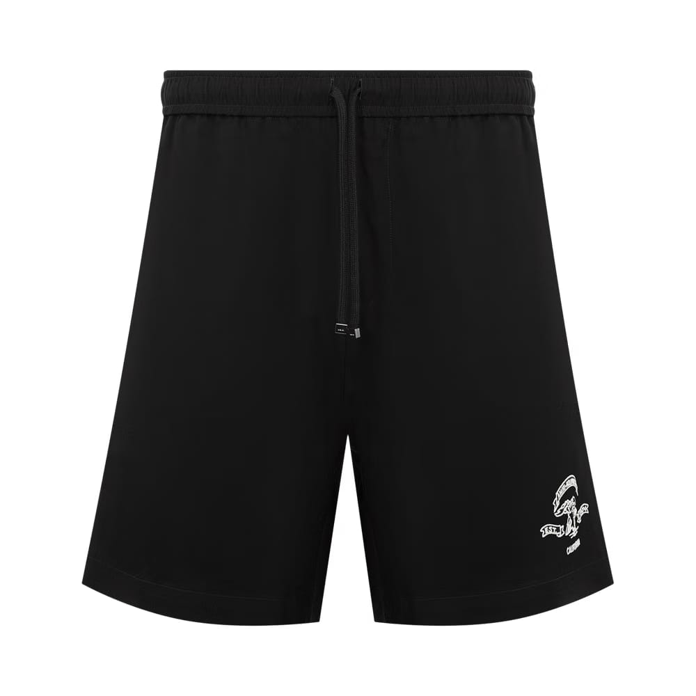 Amiri Eagle Shorts Black