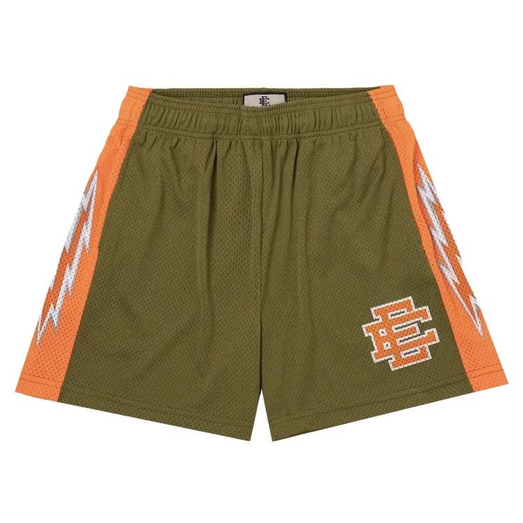 Eric Emanuel Basic Shorts Olive/Orange