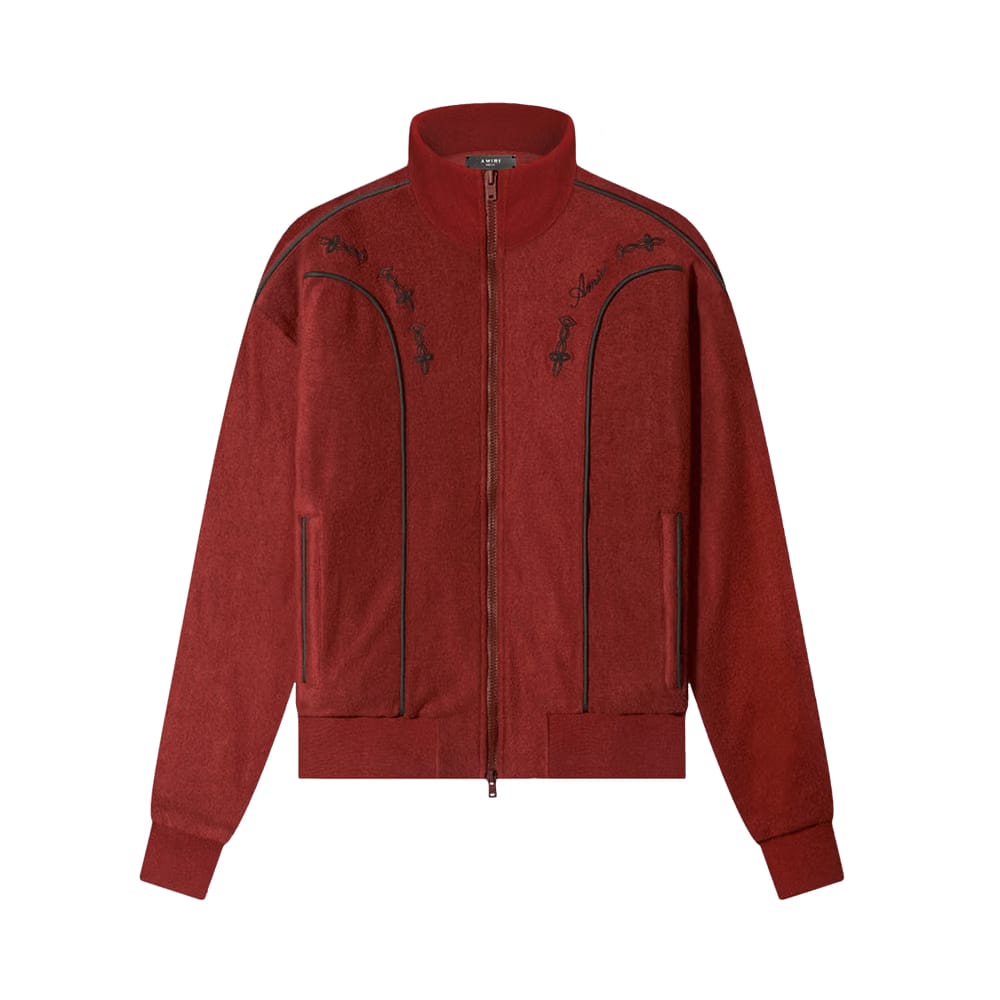 Amiri Johnny Track Jacket Clay