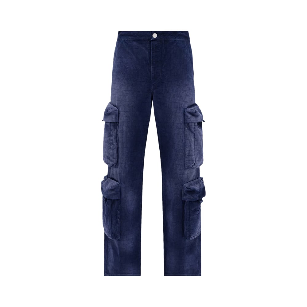 Amiri Jacquard Utility Pant Blue