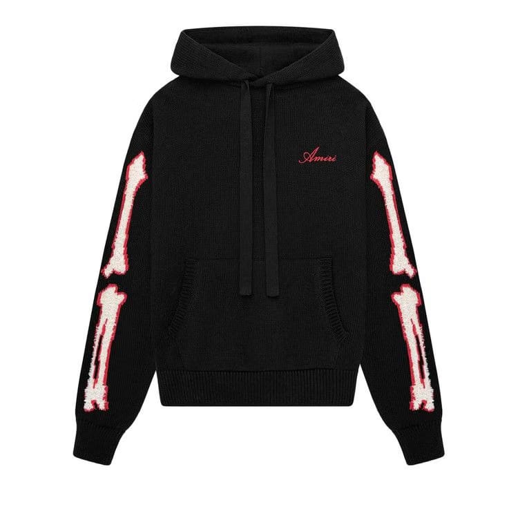 Amiri Bones Hoodie Black
