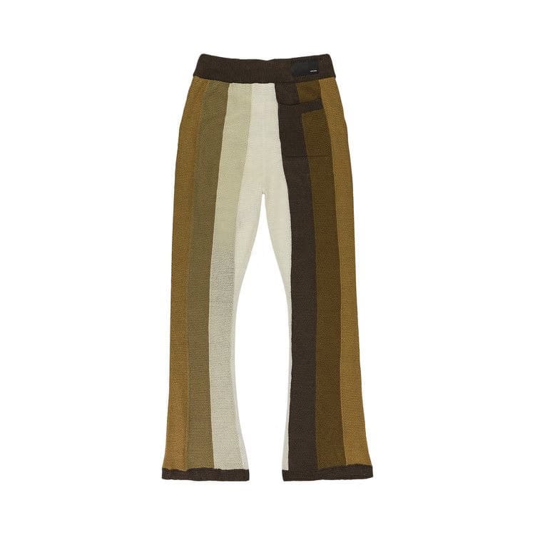 Amiri Color-Block Drawstring Pants Brown