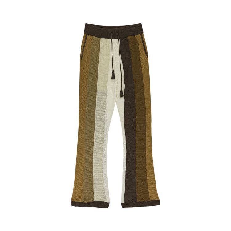 Amiri Color-Block Drawstring Pants Brown