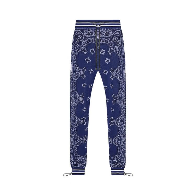 Amiri Bandana B-Ball Sweatpants Blue/Black