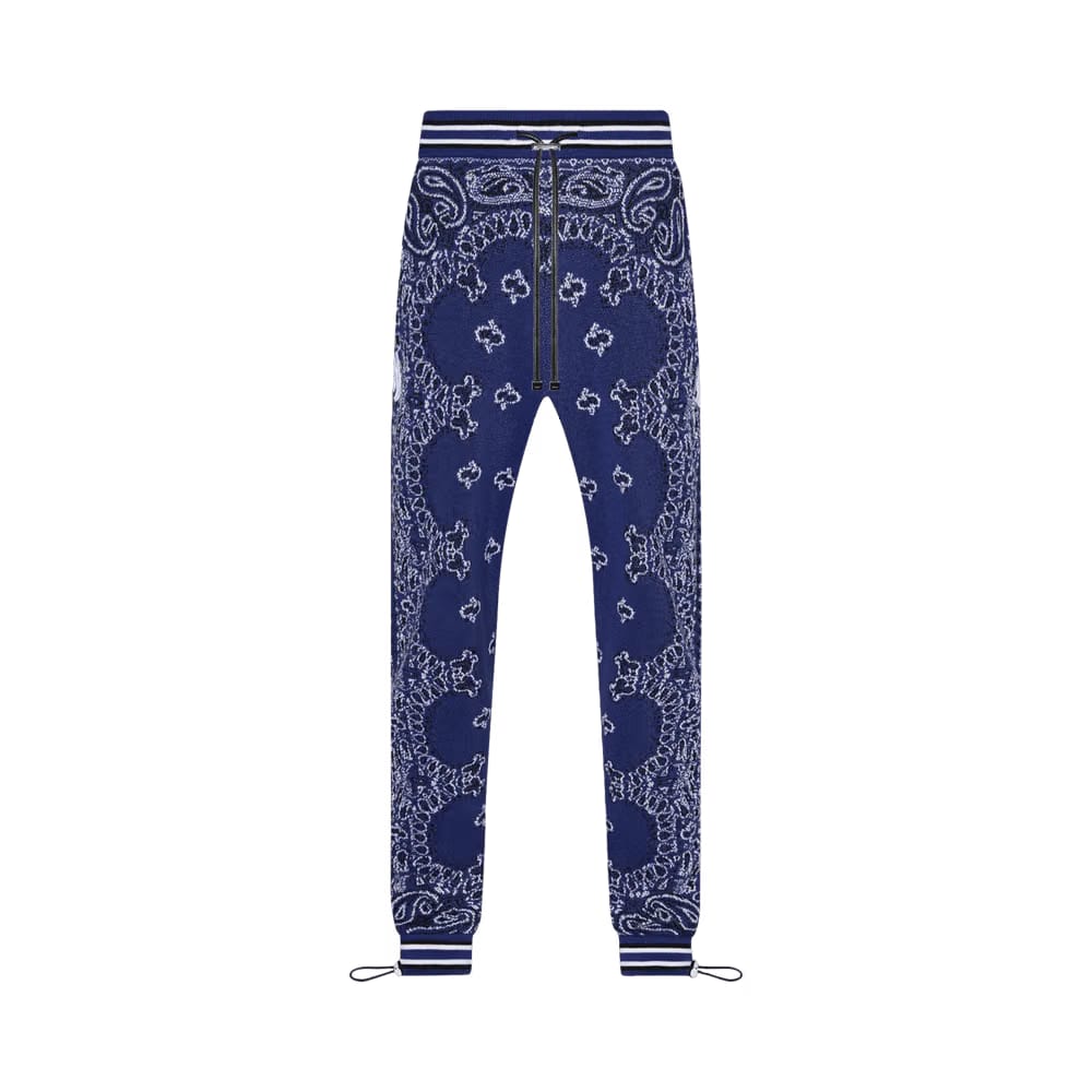 Amiri Bandana B-Ball Sweatpants Blue/Black