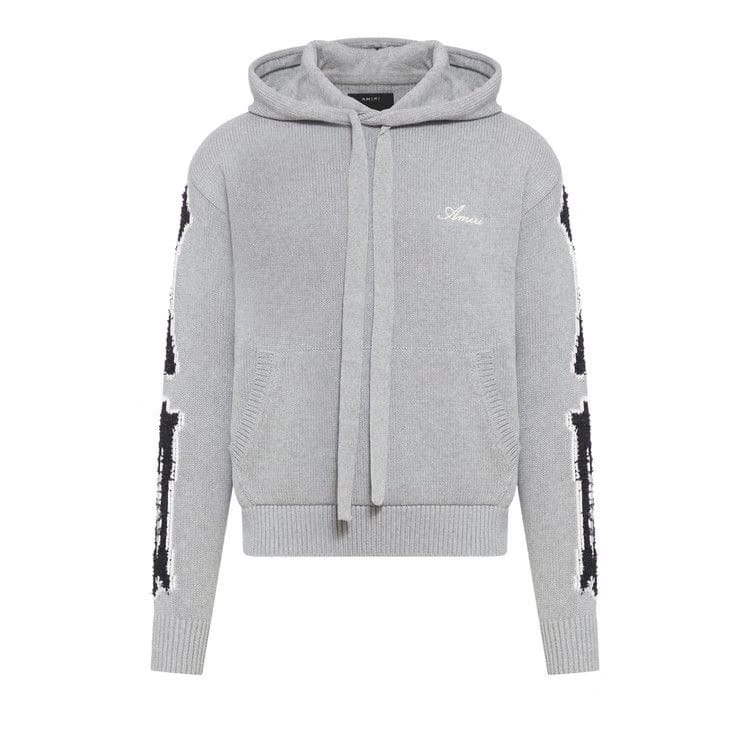 Amiri Bones Hoodie Grey