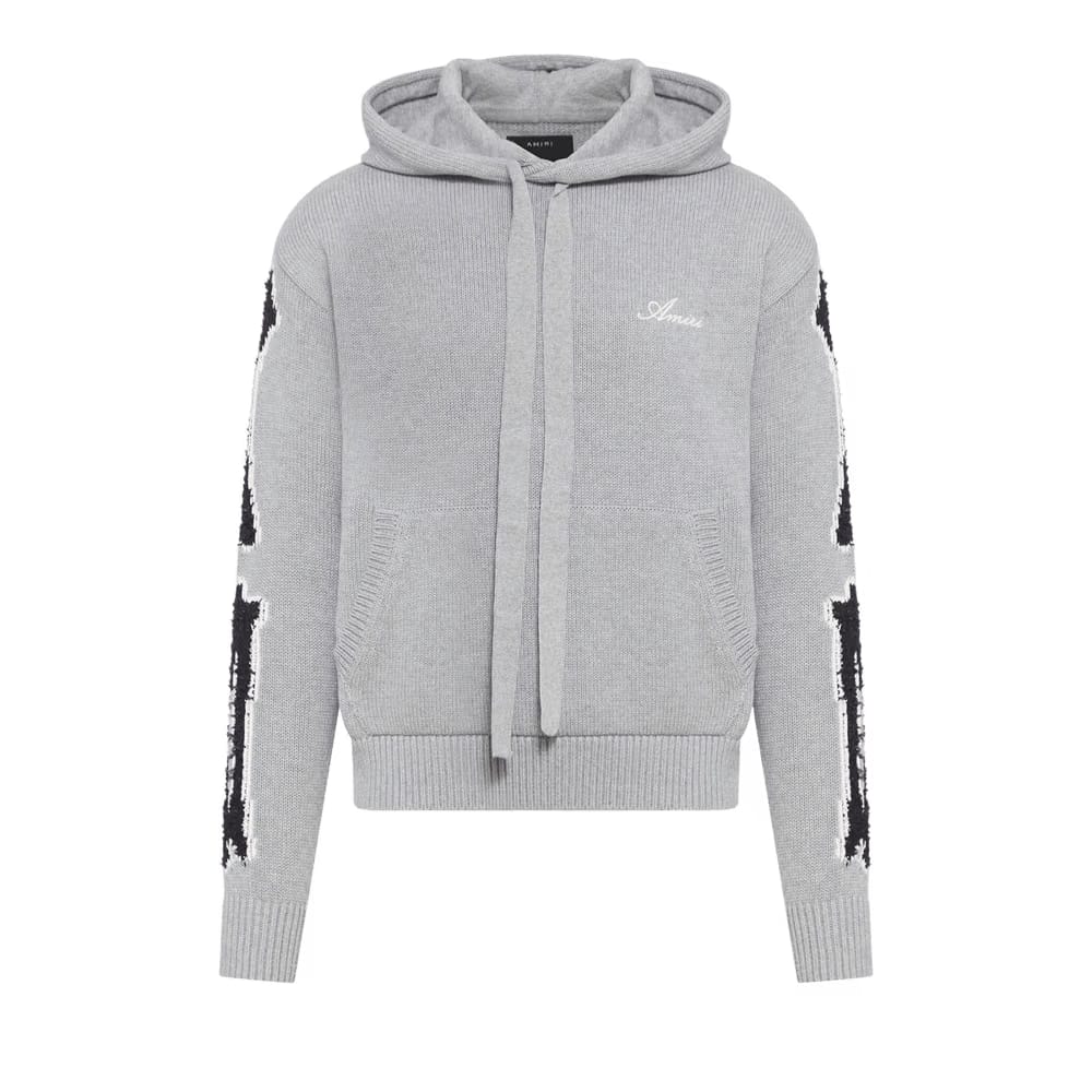 Amiri Bones Hoodie Grey