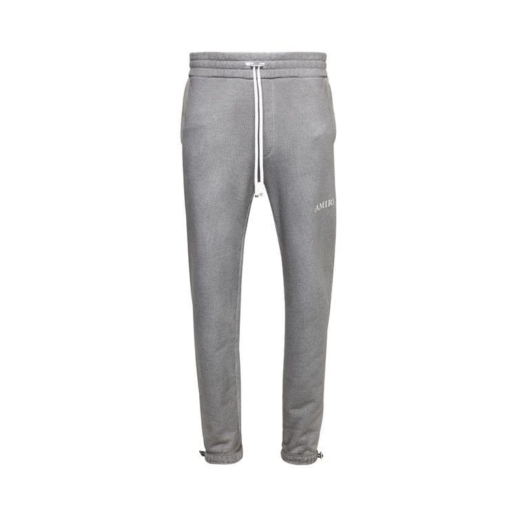 Amiri Aged Puff Logo Sweatpant Grey