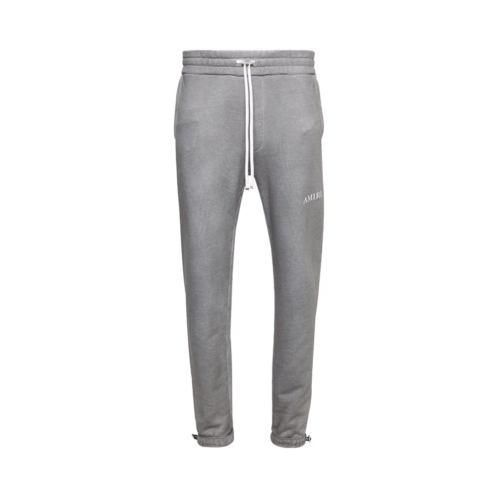 Amiri Aged Puff Logo Sweatpant Grey