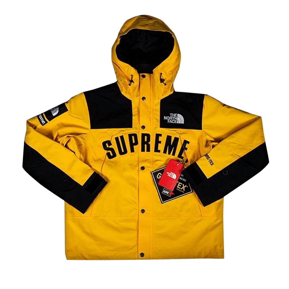 Supreme x The North Face Arc Logo Mountain Parka Yellow