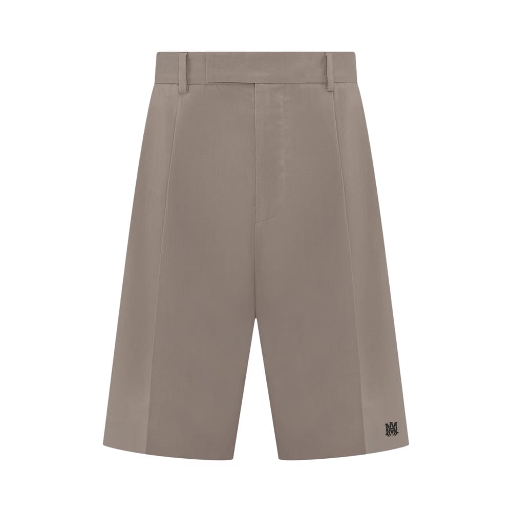 Amiri Double Pleat Shorts Tan