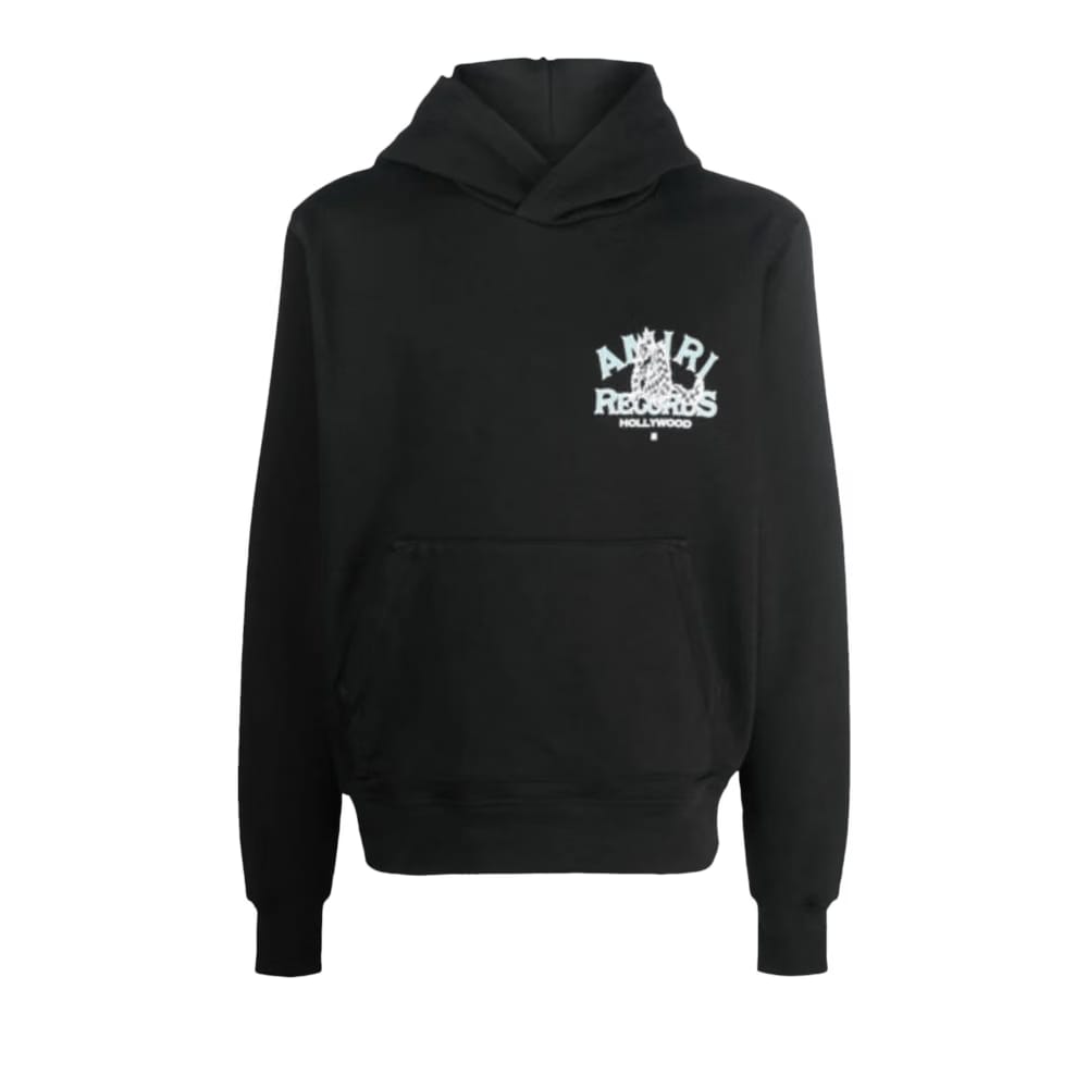 Amiri Records Wolf Hoodie Black
