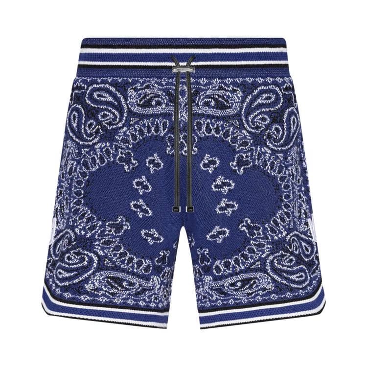 Amiri Bandana B-Ball Shorts Blue/Black