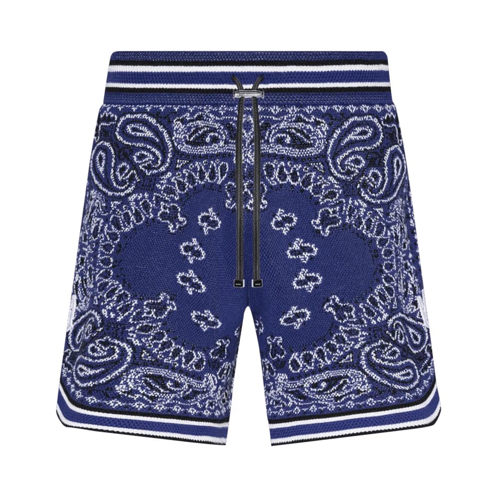 Amiri Bandana B-Ball Shorts Blue/Black