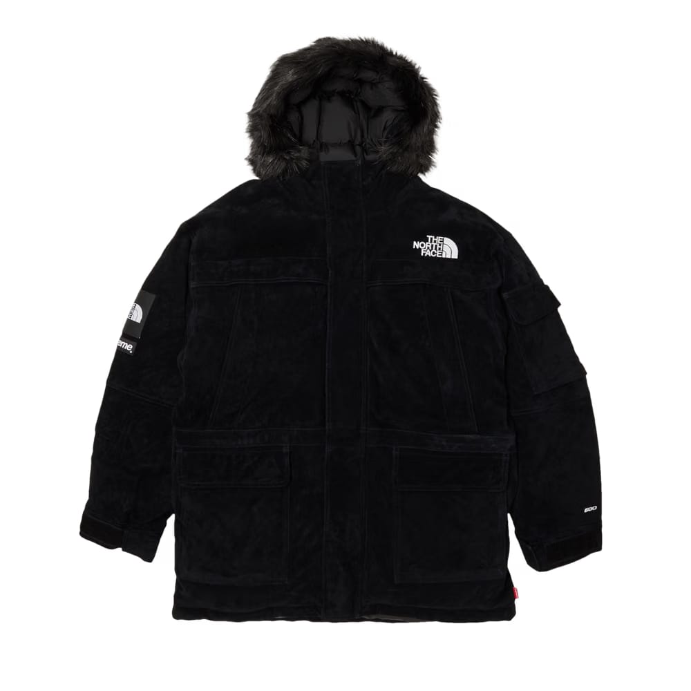 Supreme x The North Face Suede 600-Fill Down Parka Black