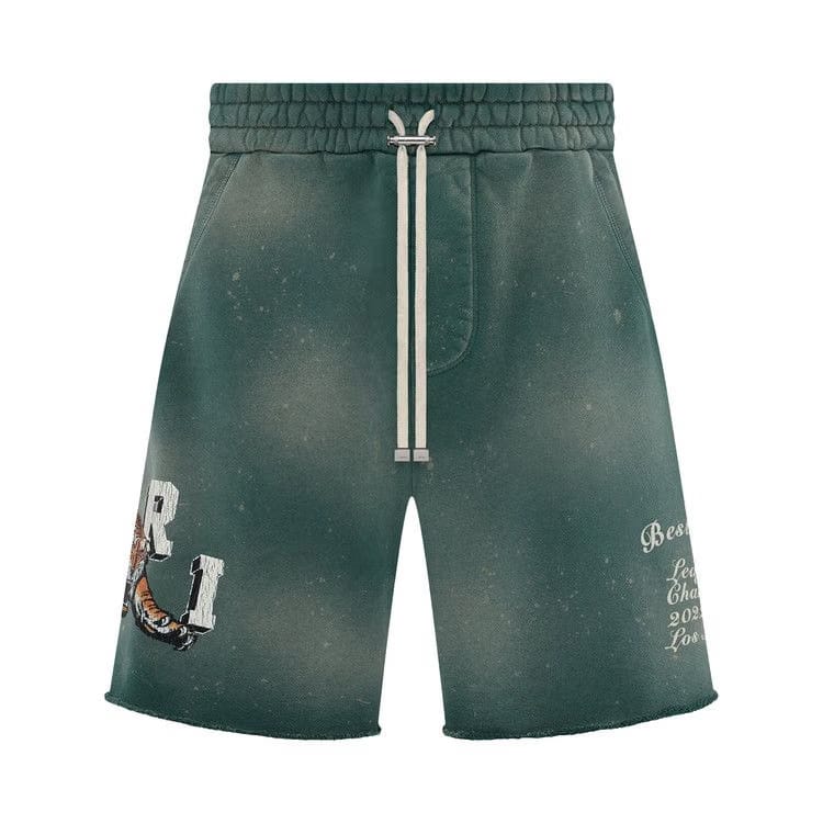 Amiri Vintage Tiger Sweatshort Green