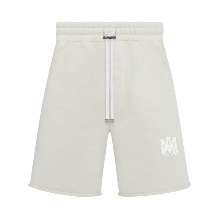 Amiri Logo Shorts Alabaster