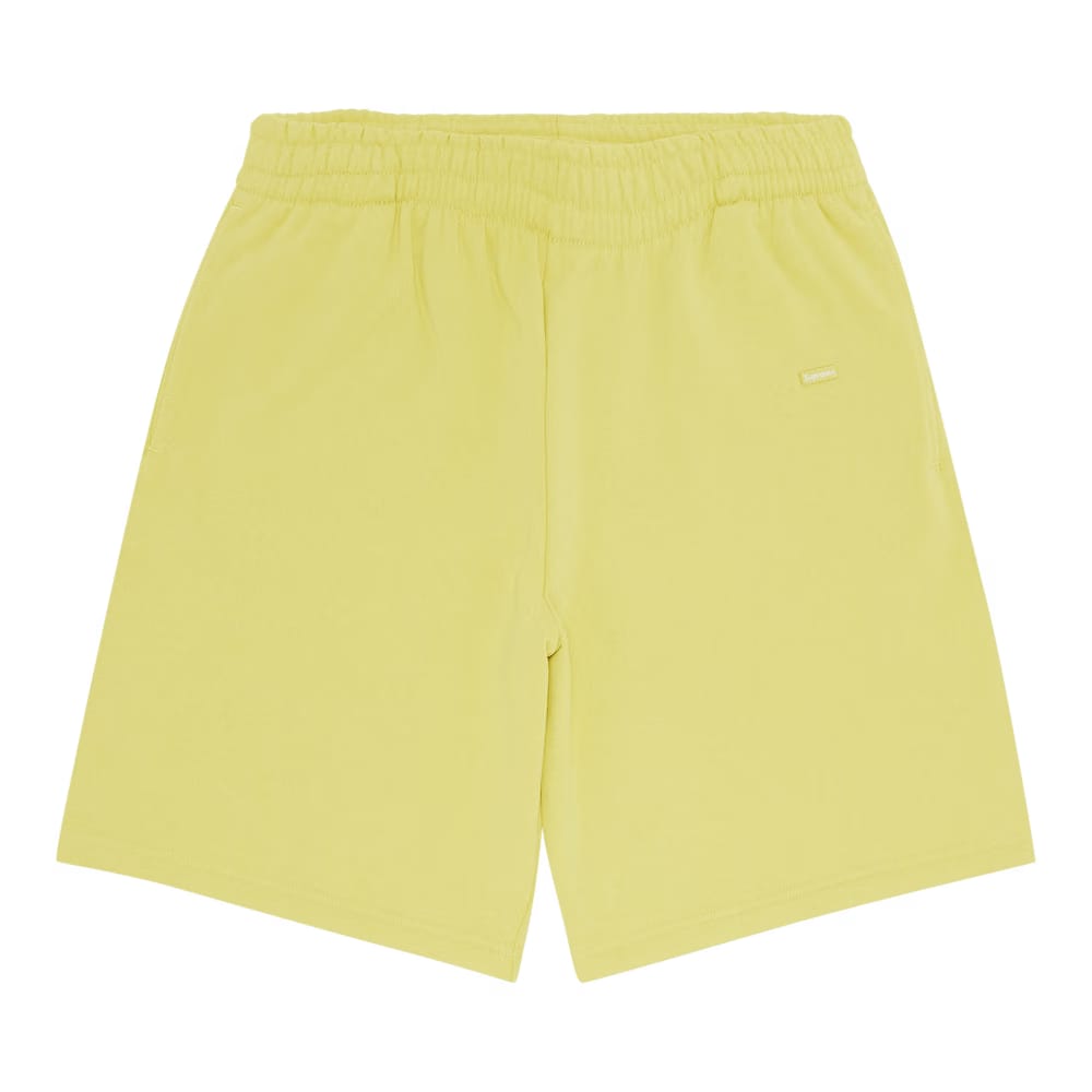 Supreme Small Box Sweatshort Acid Yellow