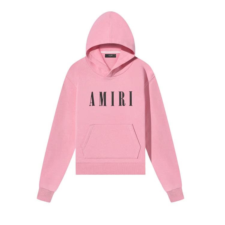 Amiri Kids Hoodie Baby Pink