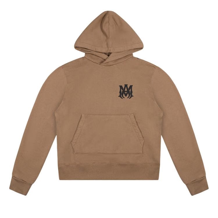 Amiri Logo Hoodie Tan