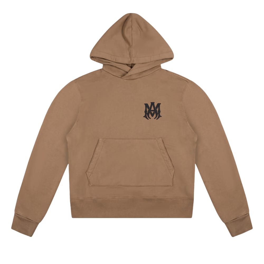Amiri Logo Hoodie Tan