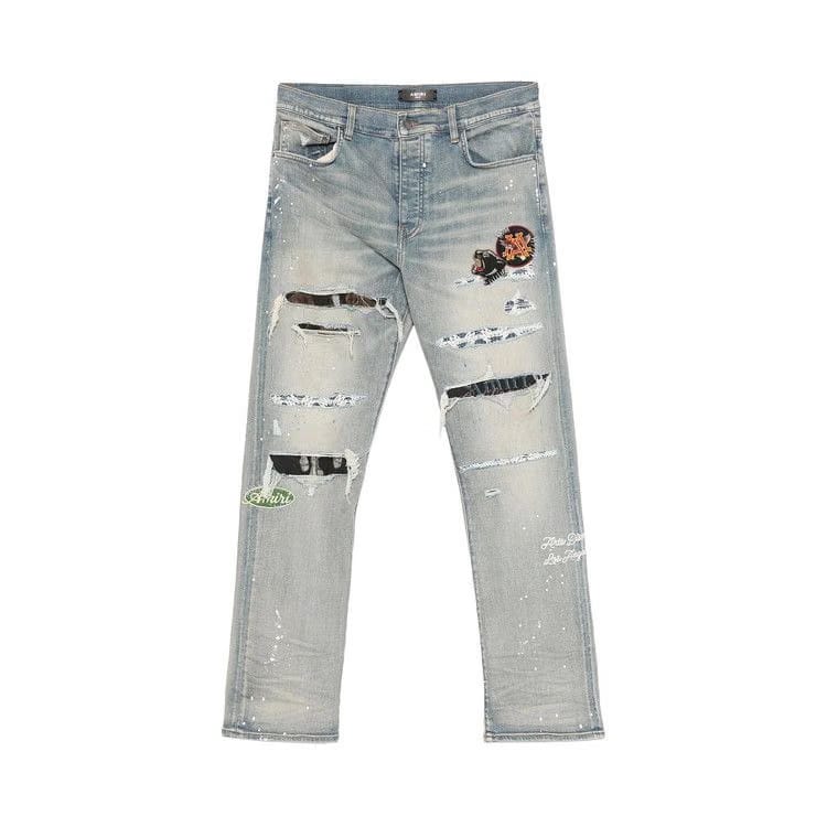 Amiri Vintage Patch Slim Jean Antique Indigo