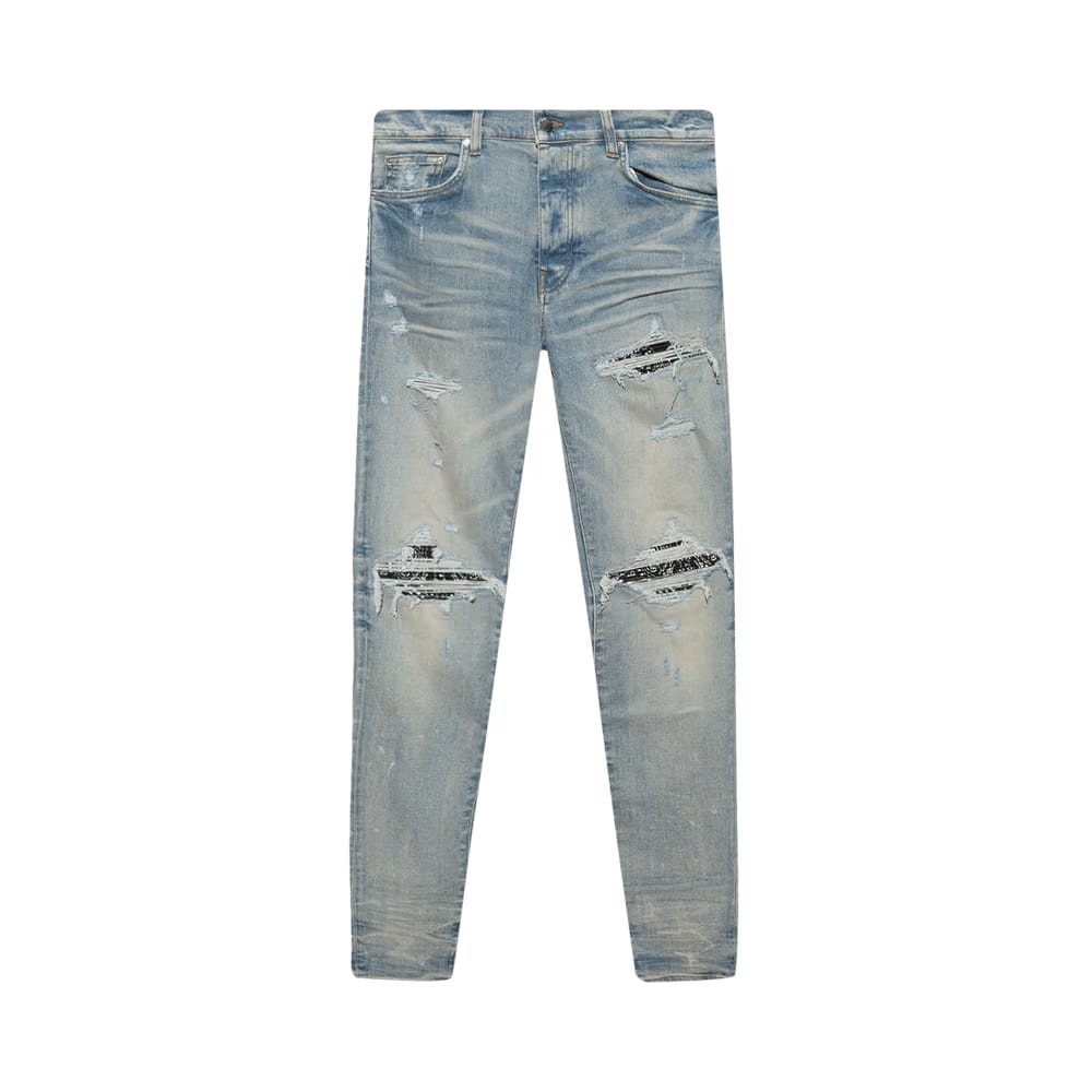 Amiri MX1 Bandana Jean Clay Indigo