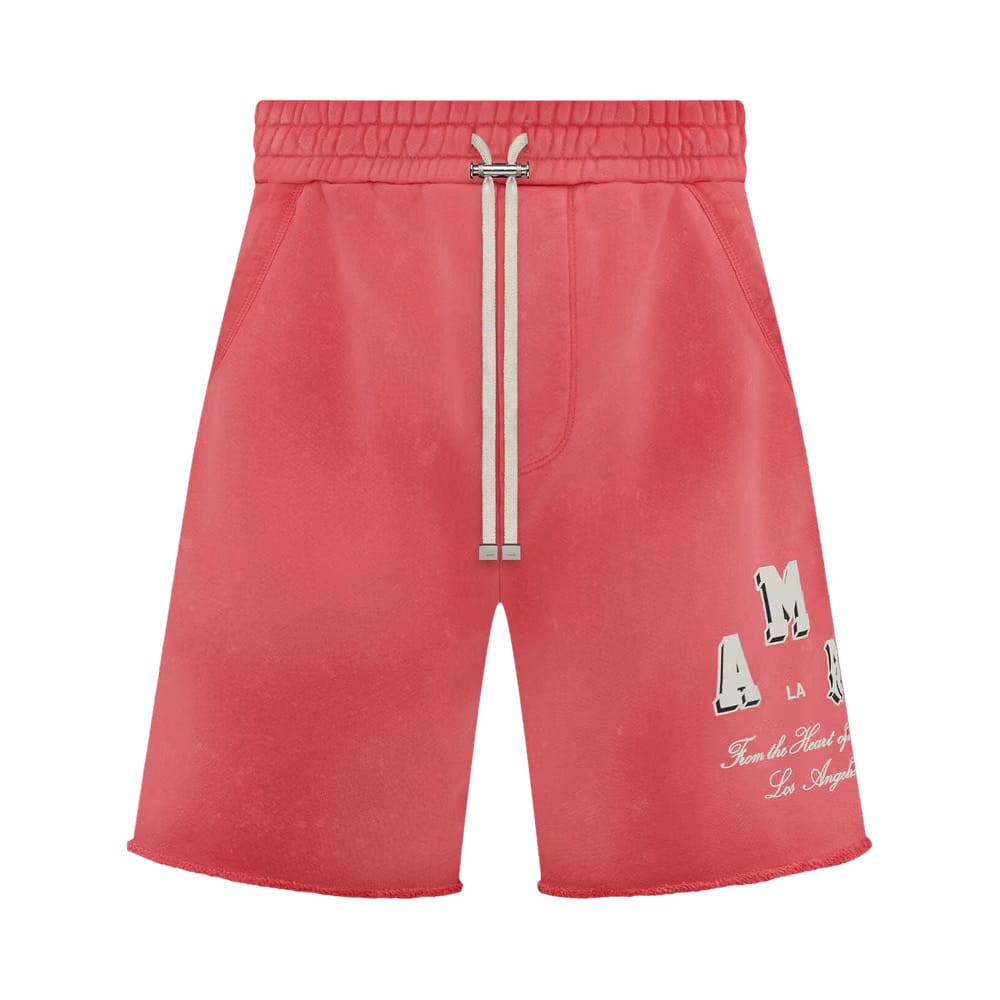Amiri Vintage Collegiate Shorts Red
