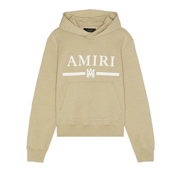Amiri Bar Logo Hoodie Tan