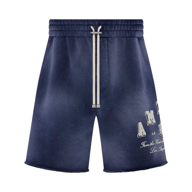 Amiri Vintage Collegiate Shorts Blue