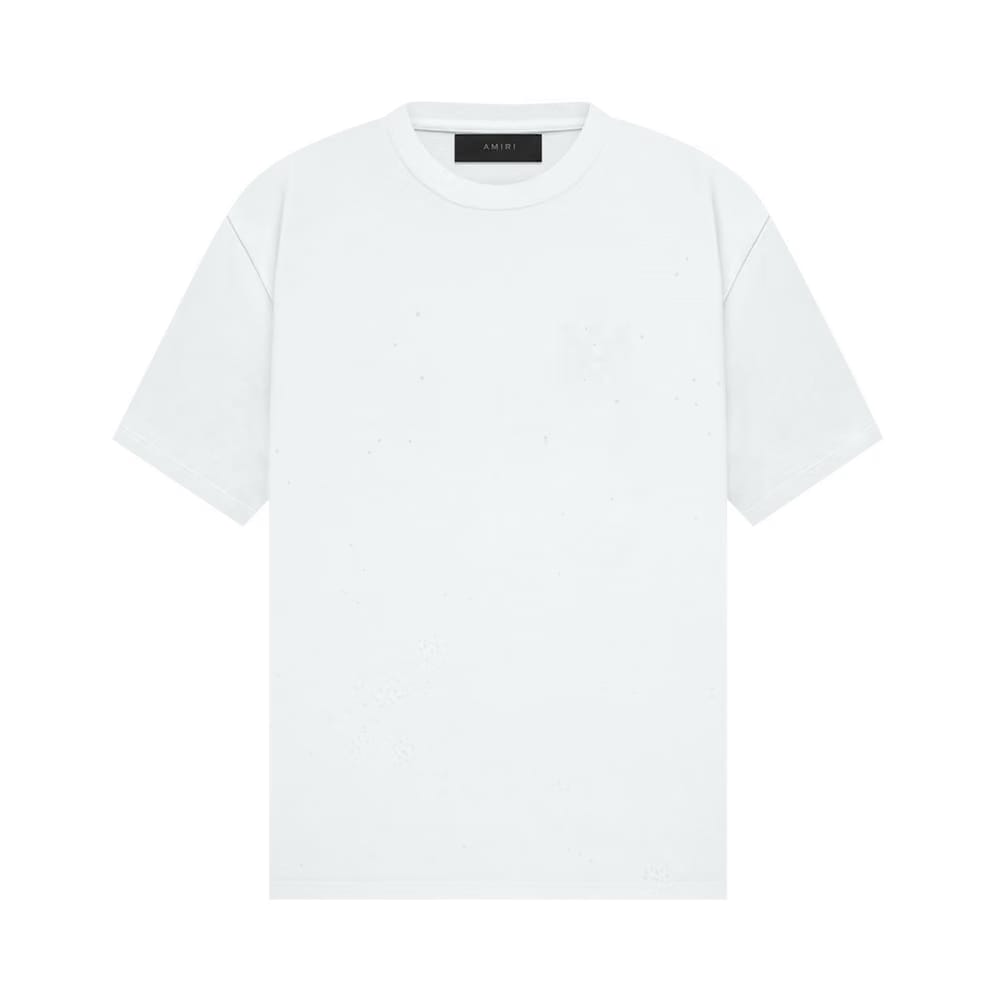 Amiri Logo Shotgun T-Shirt White