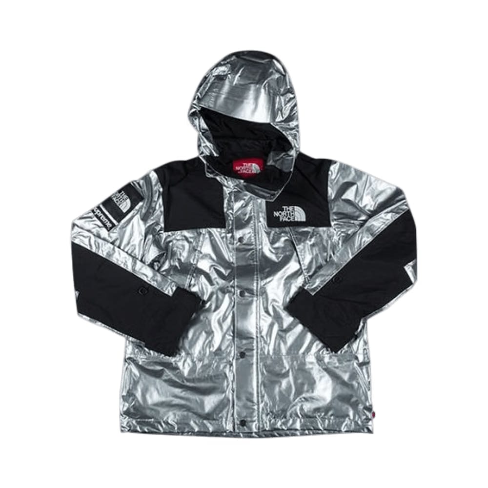 Supreme x The North Face Metallic Mountain Parka Silver