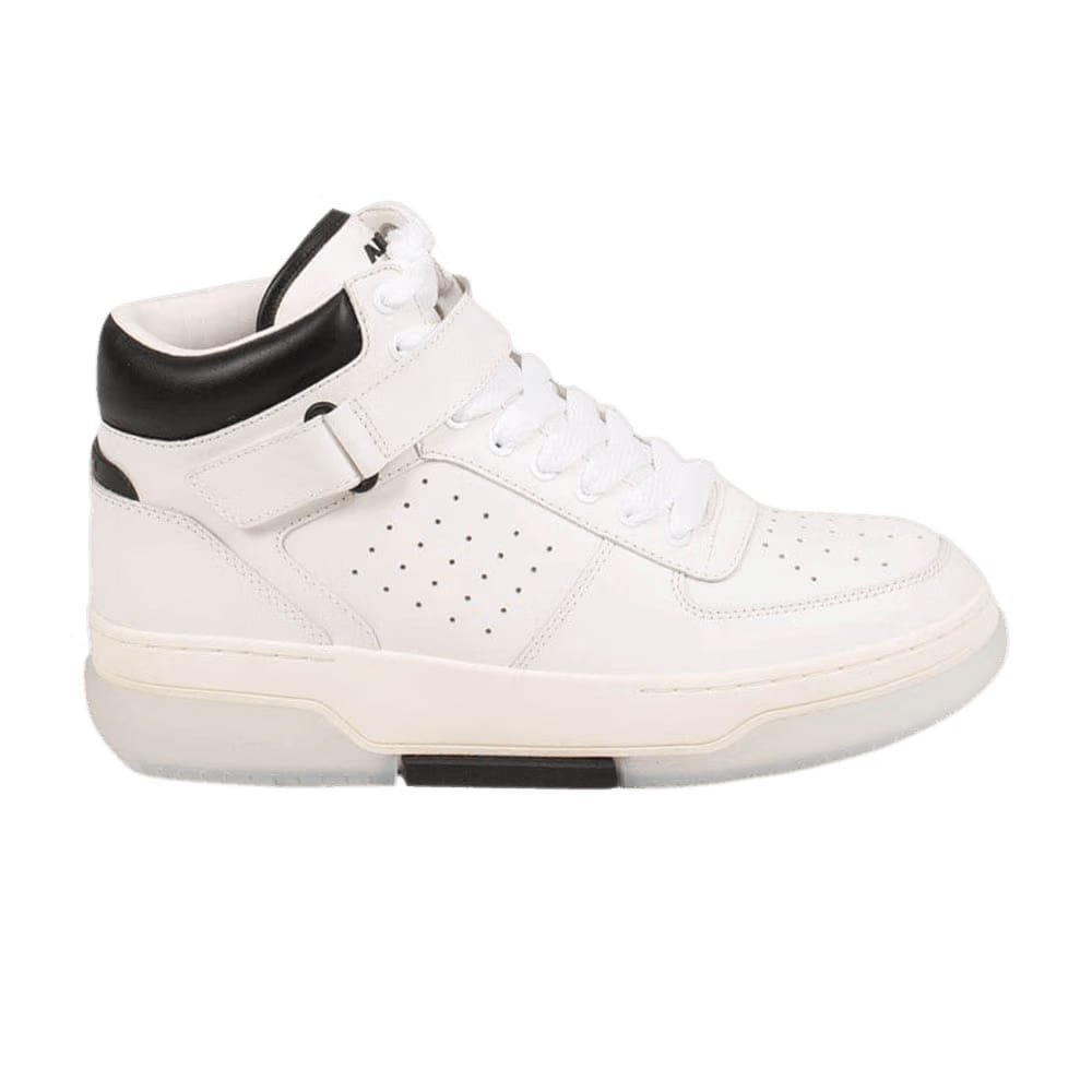 Amiri Stadium Mid White Black