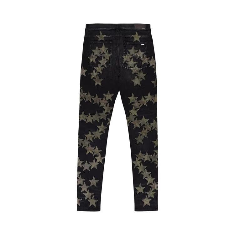 Amiri Chemist Camo Jean Skinny Jeans Black