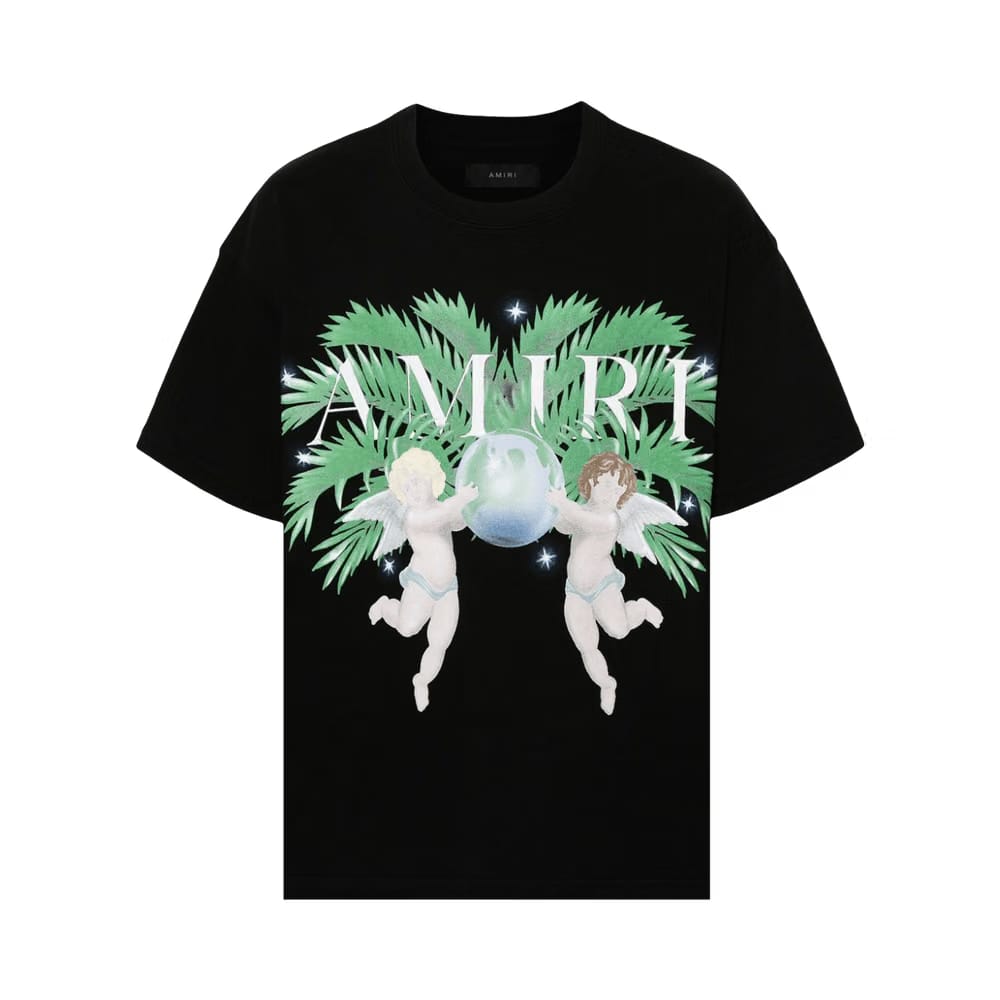 Amiri Airbrush Cherub T-Shirt Black