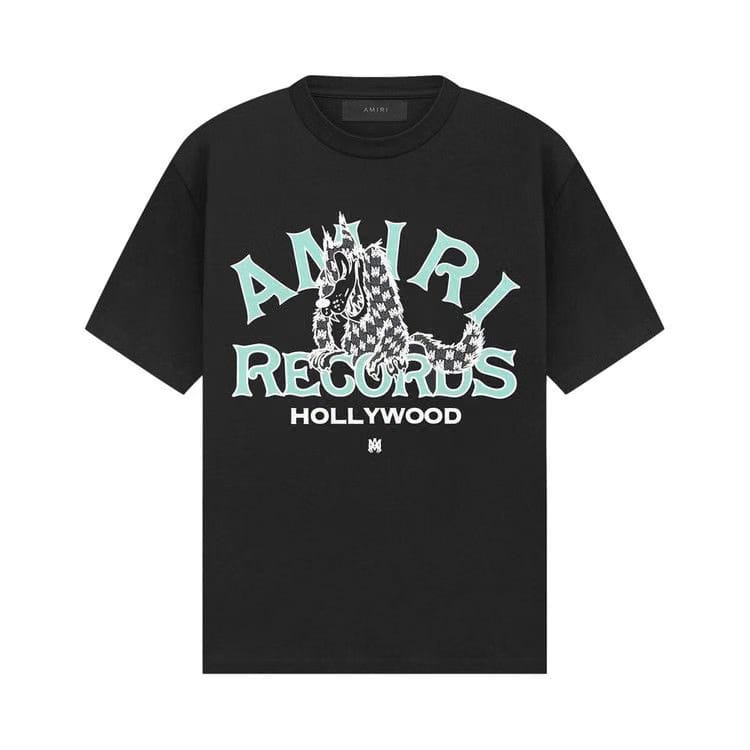 Amiri Records Wolf T-Shirt Black