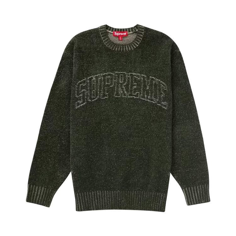 Supreme Contrast Arc Sweater Olive