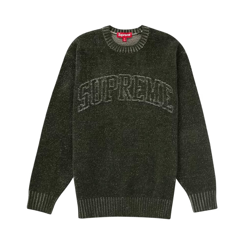 Supreme Contrast Arc Sweater Olive