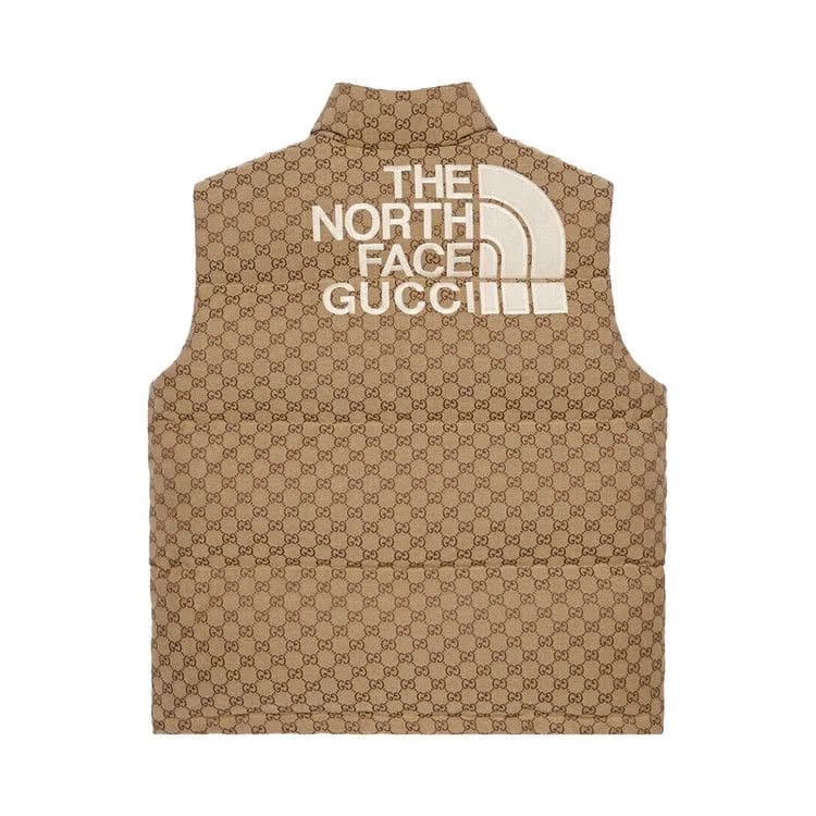 Gucci x The North Face Down Vest Beige/Ebony